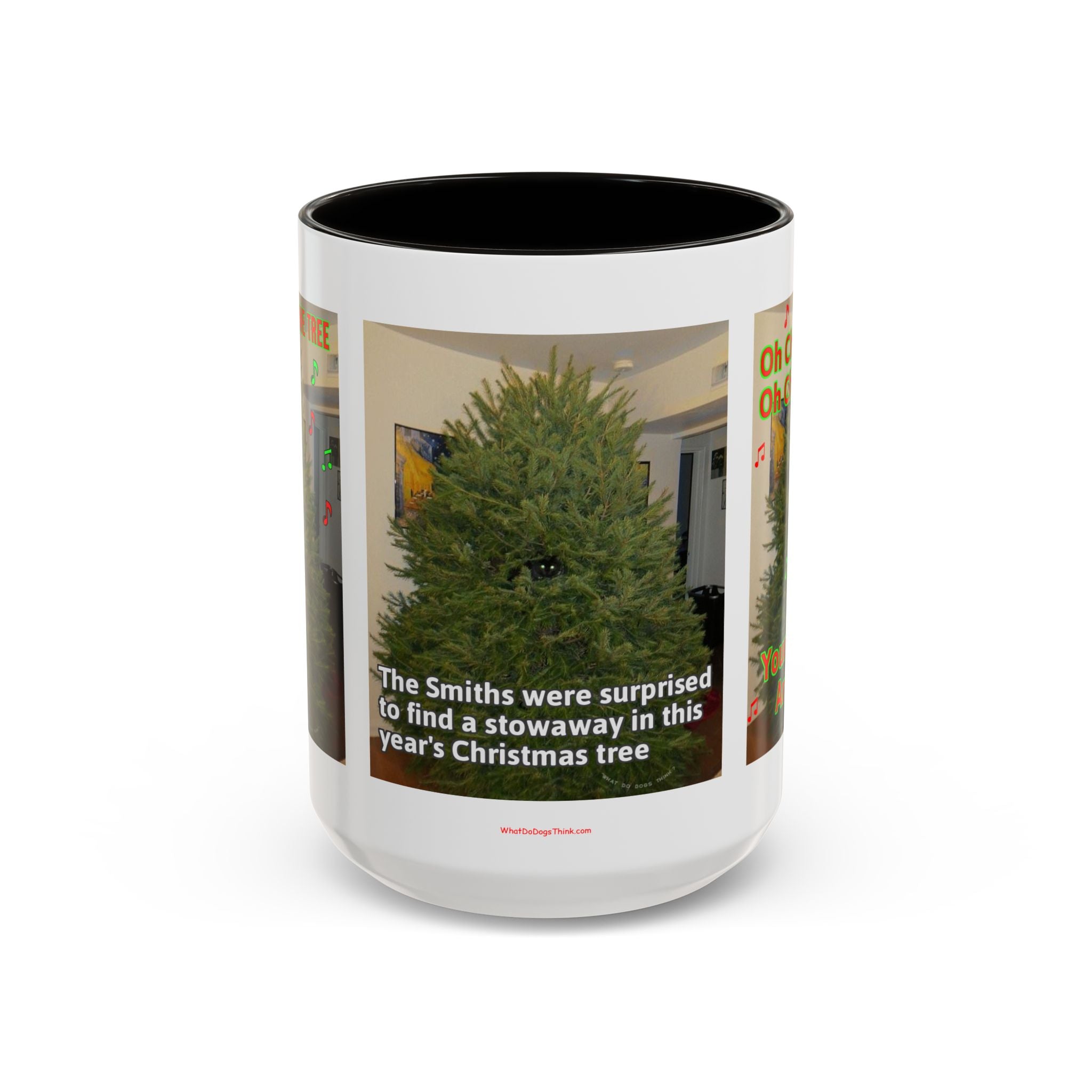 Christmas Tree Cat Mug