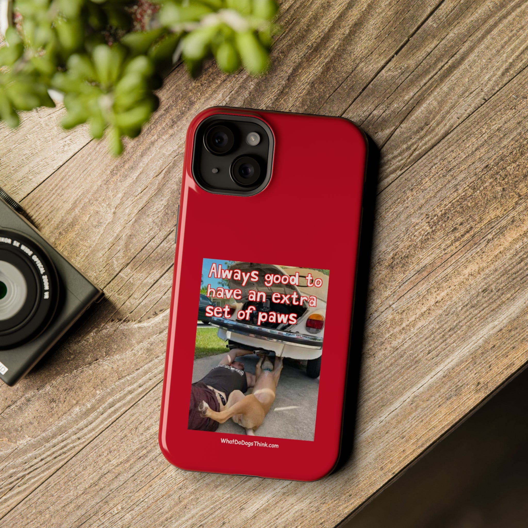 Extra Paw    Red MagSafe Tough Cases