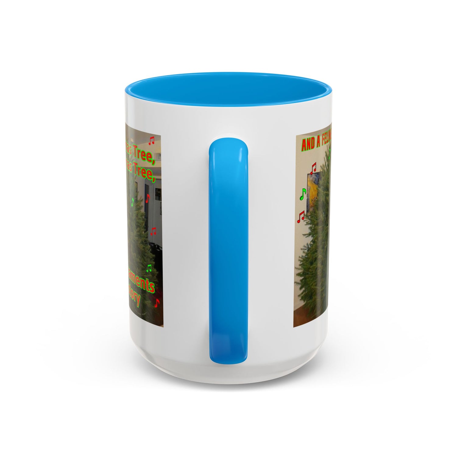 Christmas Tree Cat Mug