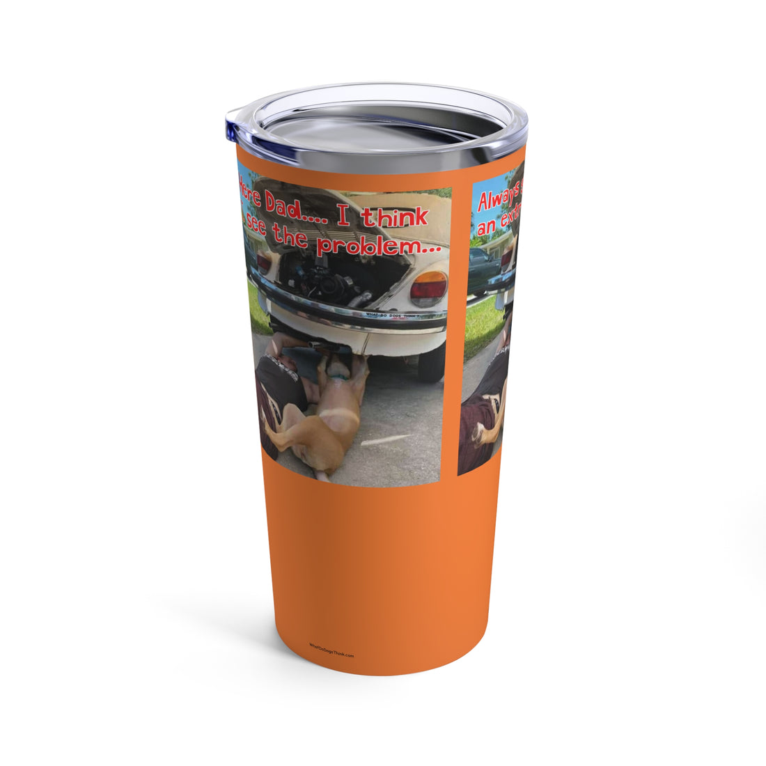 VW Helper Orange Tumbler 20oz