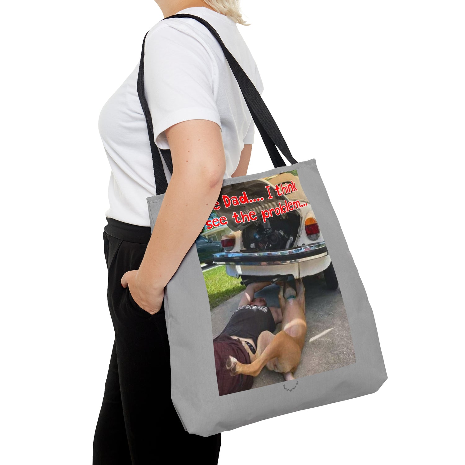 VW Helper  Grey Tote Bag