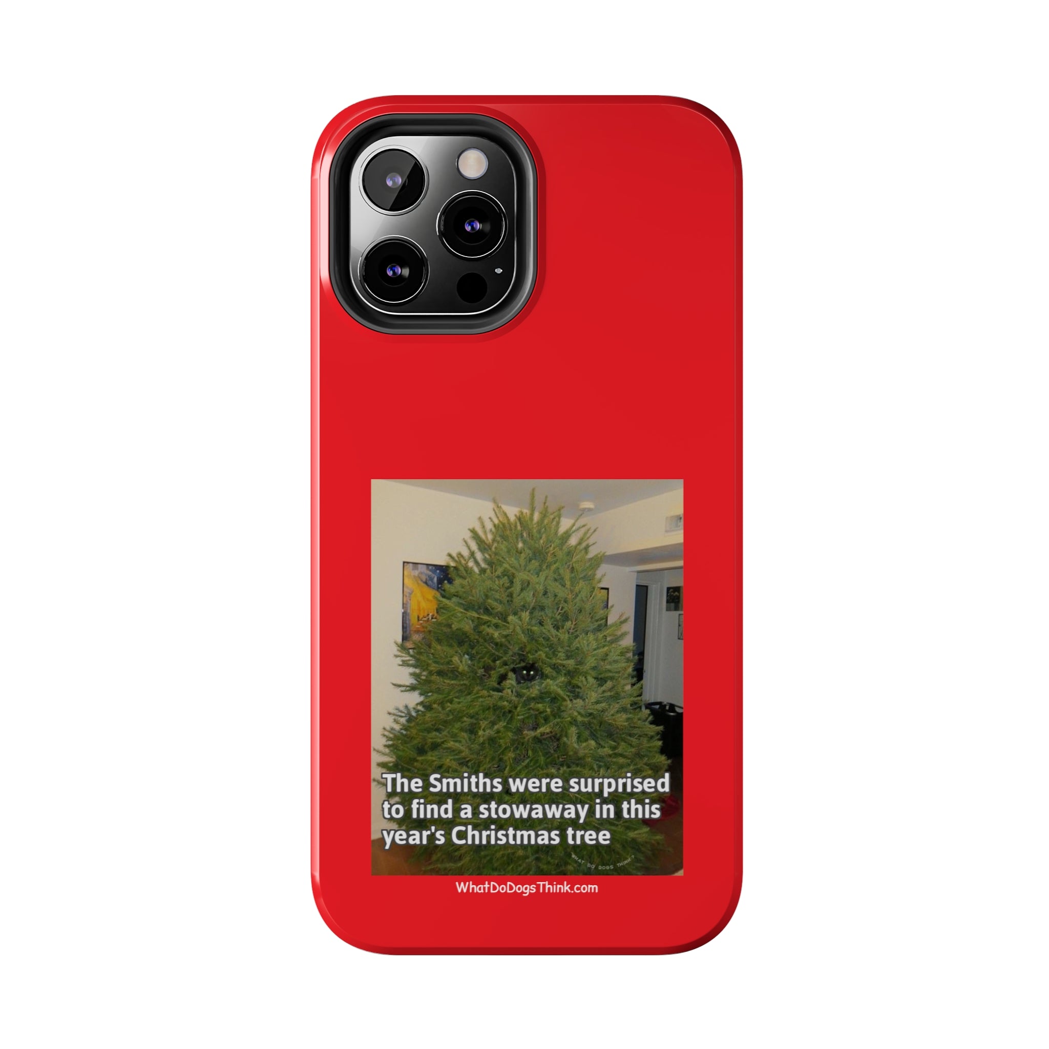 Stowaway Cat Red  Tough Phone Cases