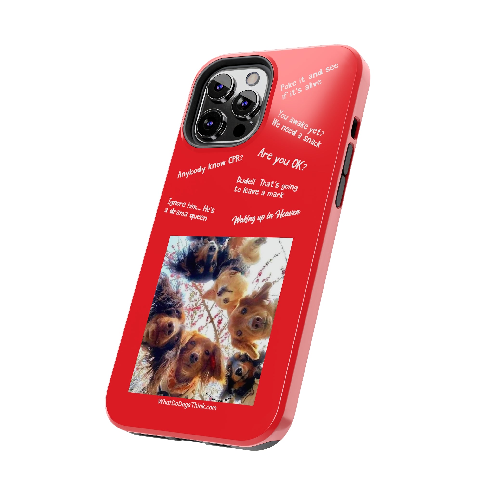 Are you OK? Compilation  Red Tough Phone Cases