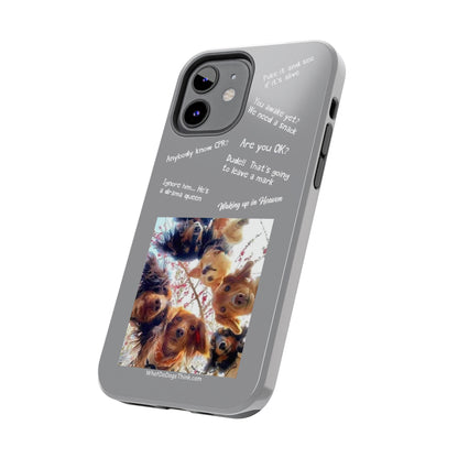 Are you OK? Compilation  Grey Tough Phone Cases