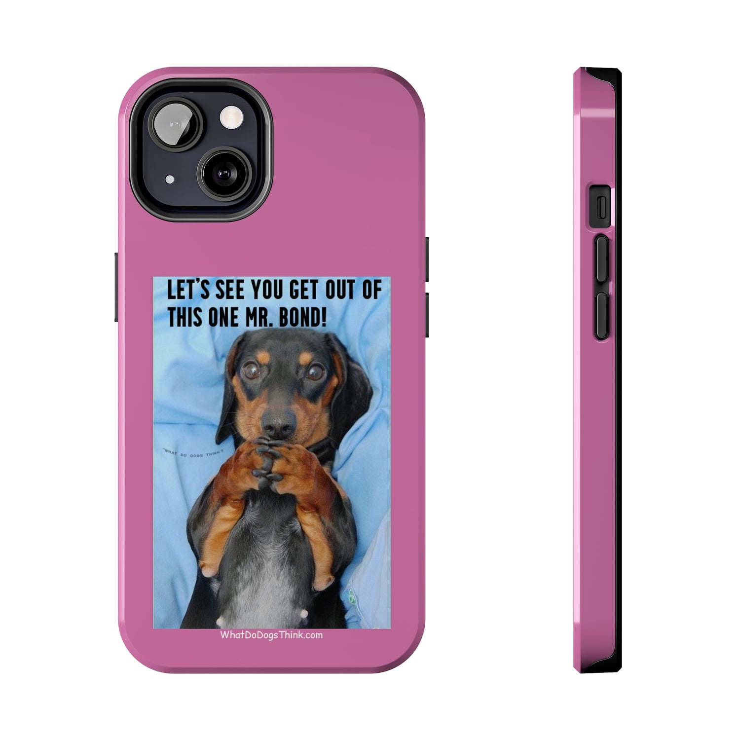 Mr Bond    Pink Tough Phone Cases