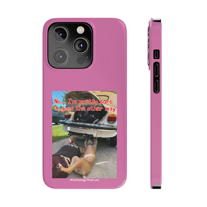 Other Way    Pink Slim Phone Cases