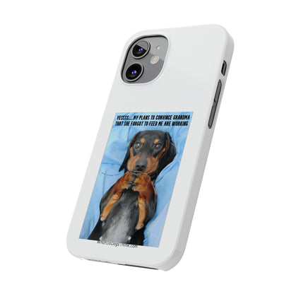 Grandma     White Slim Phone Cases