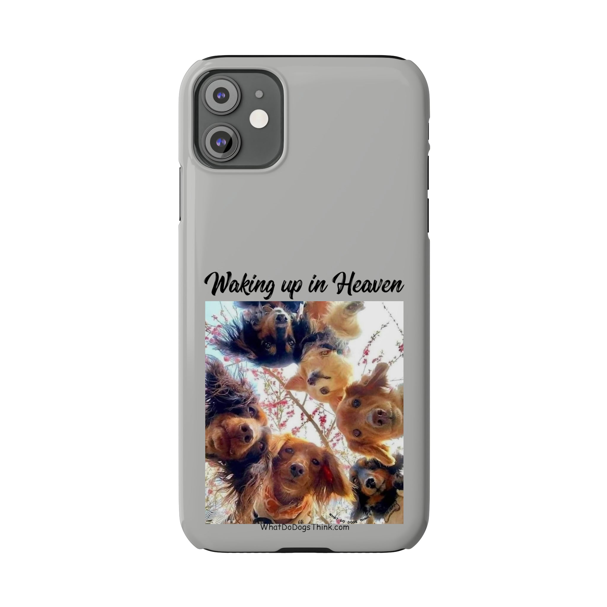 Waking Up In Heaven     Grey Slim Phone Cases