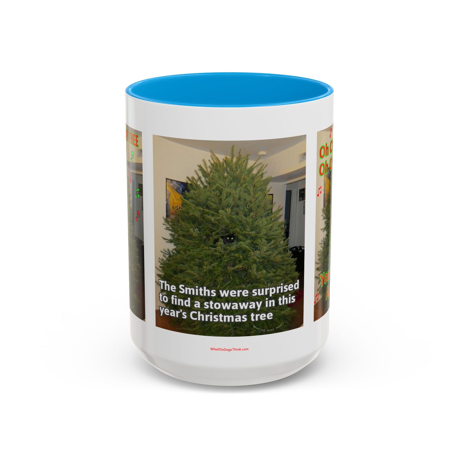 Christmas Tree Cat Mug