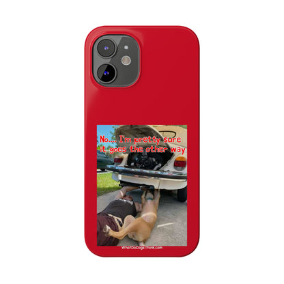 Other Way    Red Slim Phone Cases