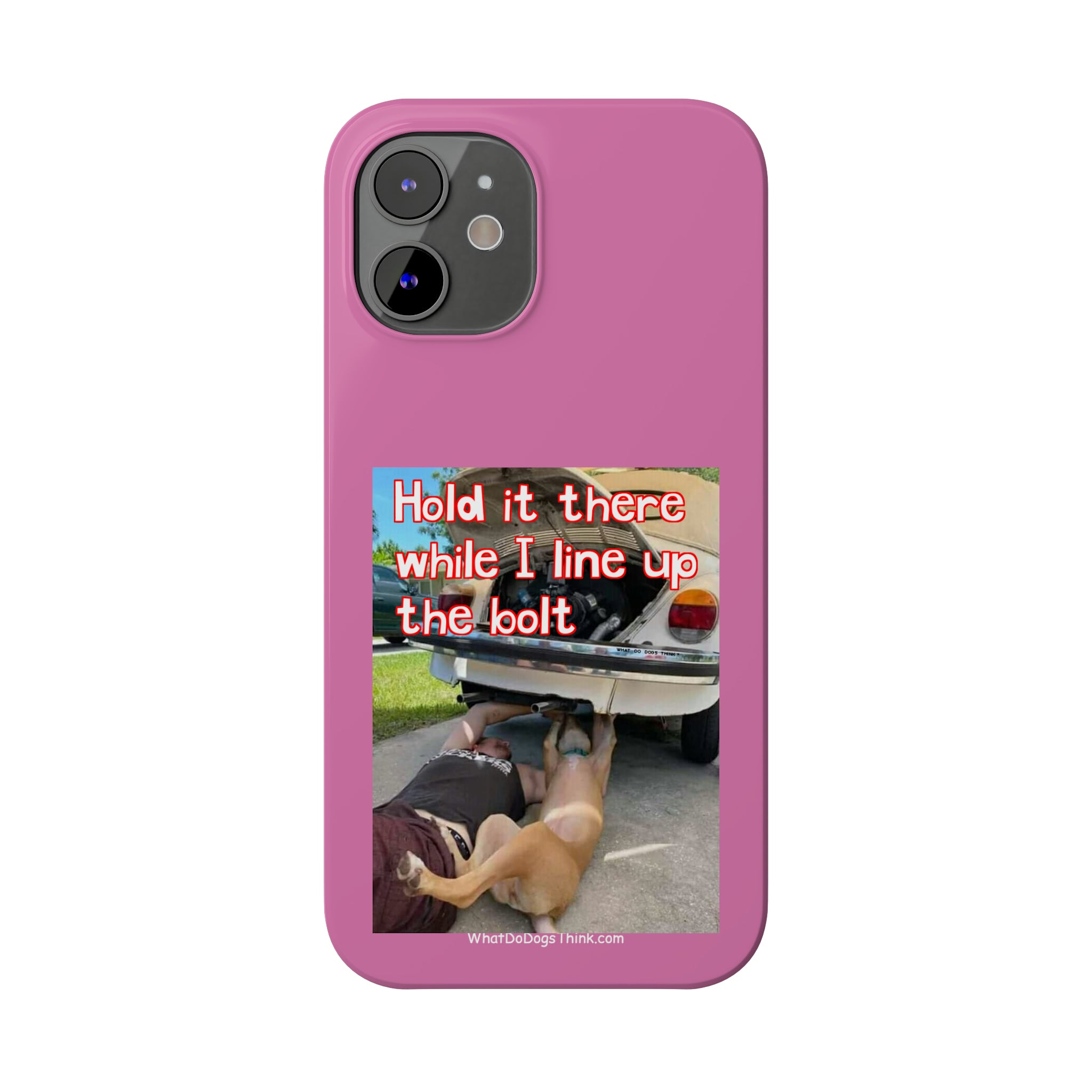 Hold It    Pink Slim Phone Cases