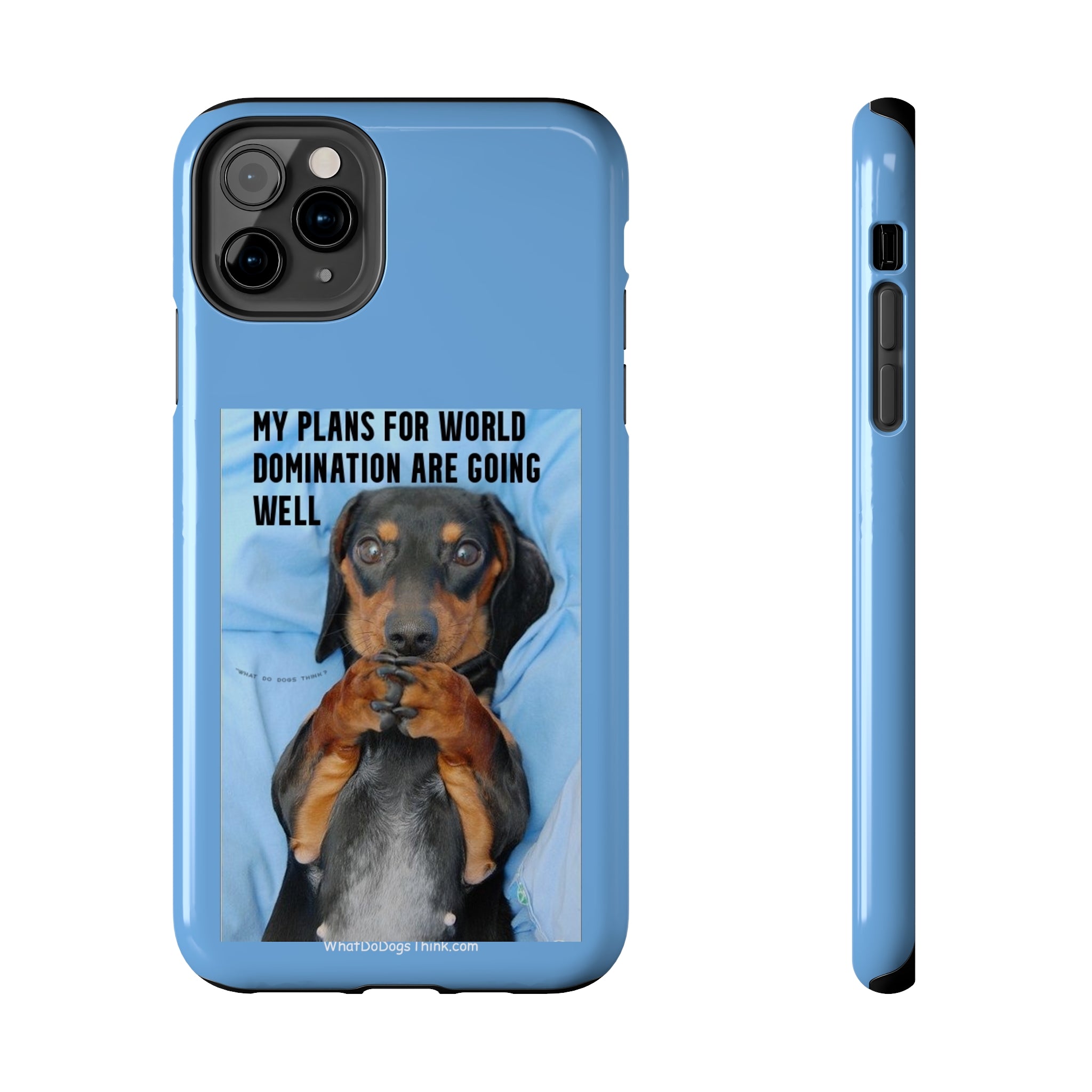 World Domination    Blue Tough Phone Cases