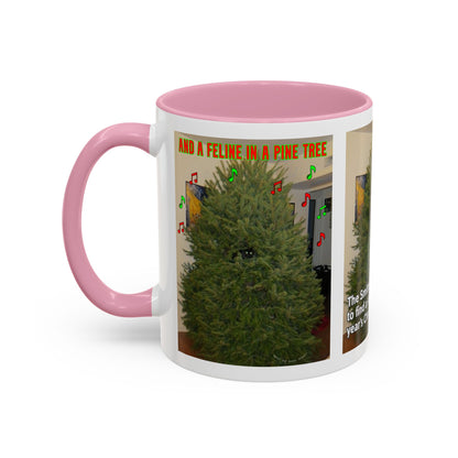 Christmas Tree Cat Mug