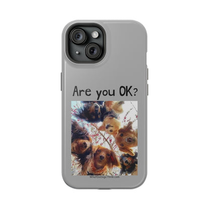 Are you OK?   Grey MagSafe Tough Cases