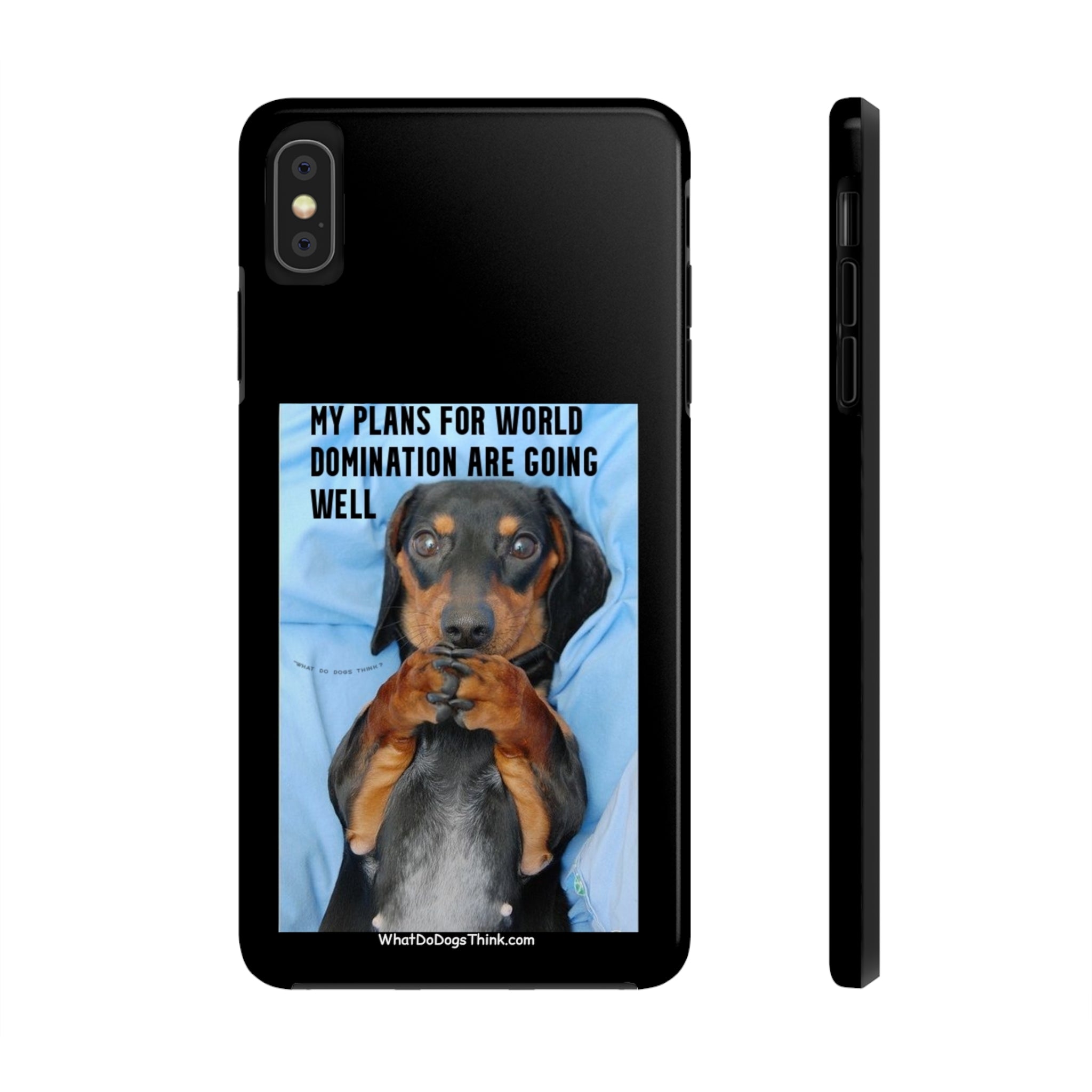 World Domination    Black Tough Phone Cases