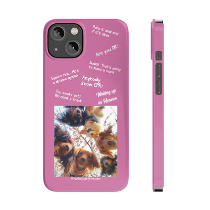 Are You OK?  Compilation    Pink Slim Phone Cases