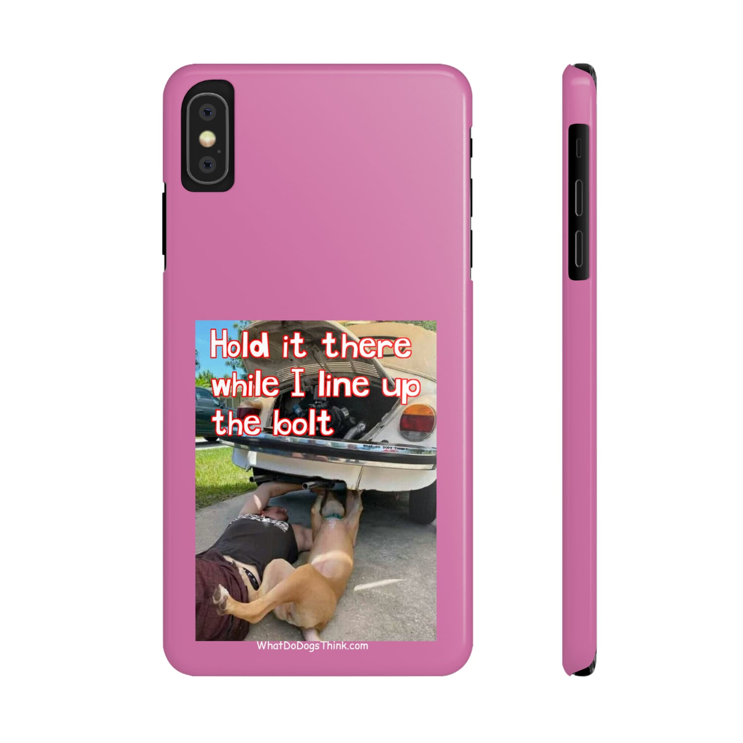 Hold It    Pink Slim Phone Cases