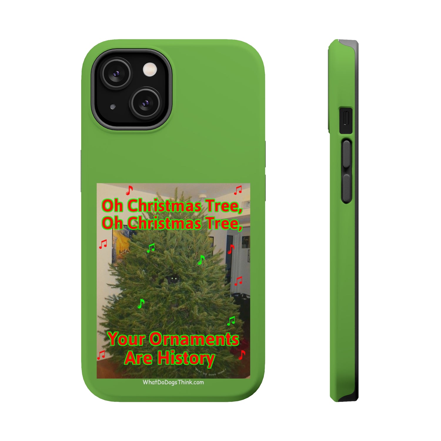 Christmas Tree Cat    Green MagSafe Tough Case