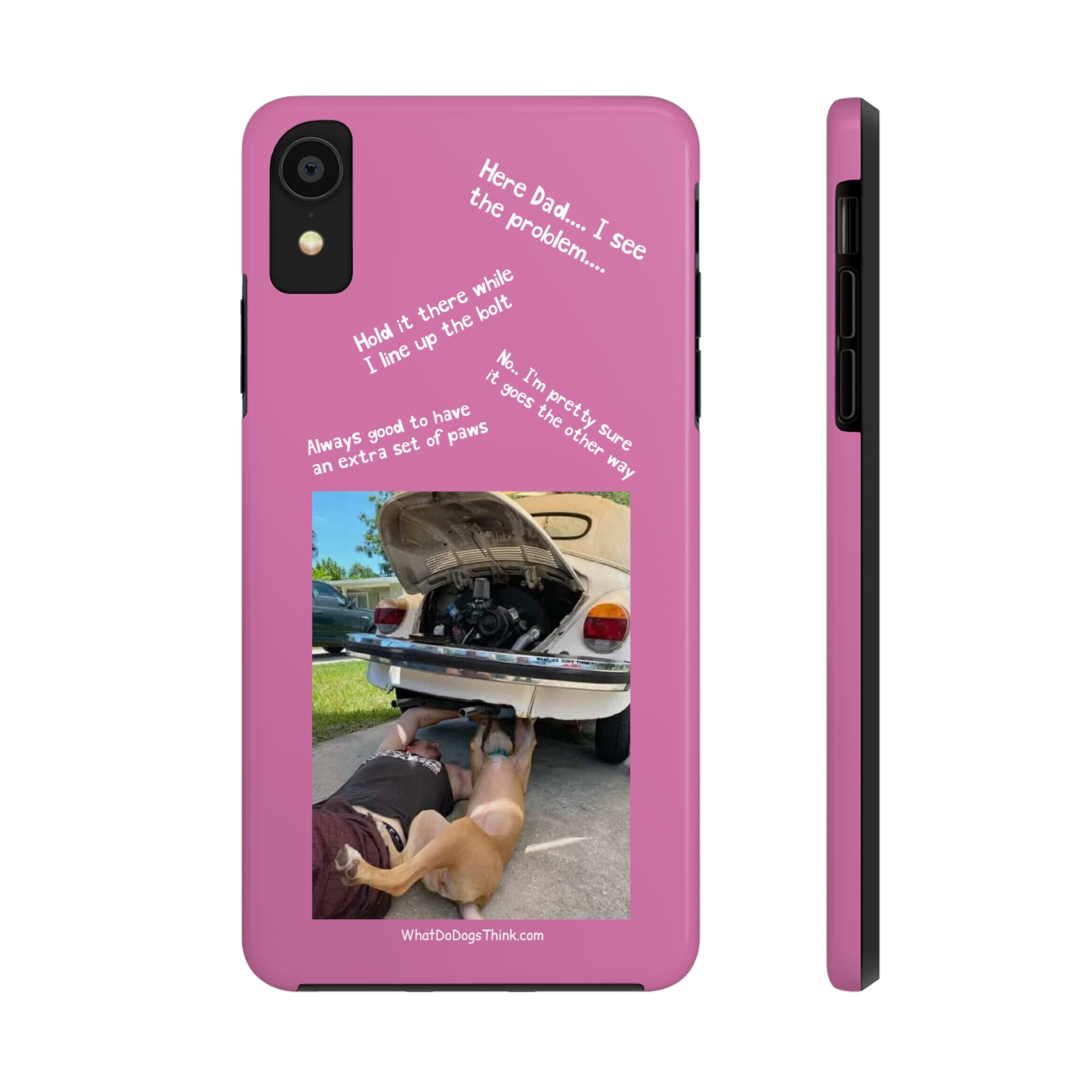 Bug Helper Compilation   Pink Tough Phone Cases