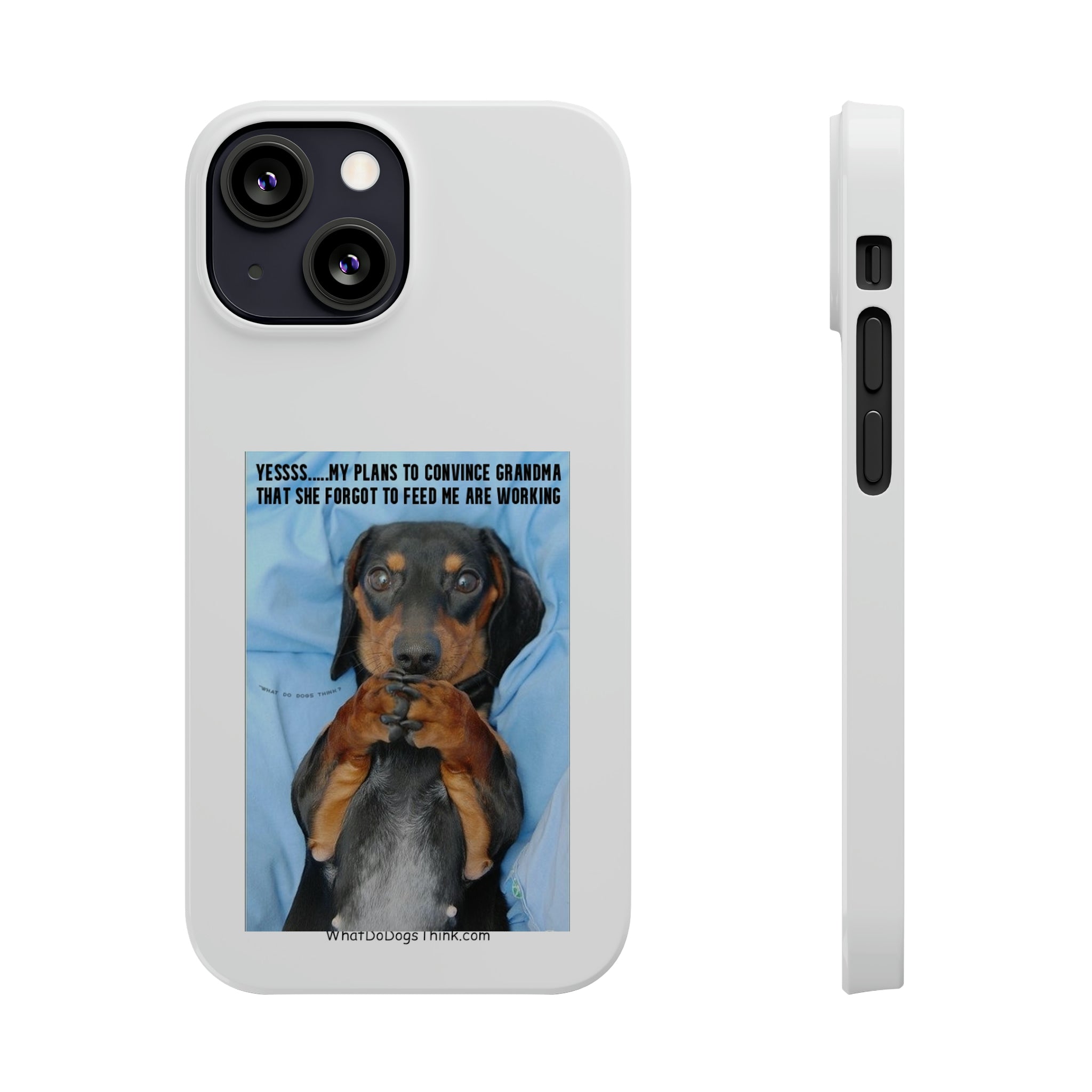 Grandma     White Slim Phone Cases