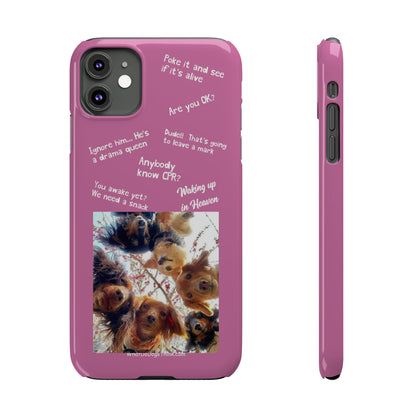 Are You OK?  Compilation    Pink Slim Phone Cases