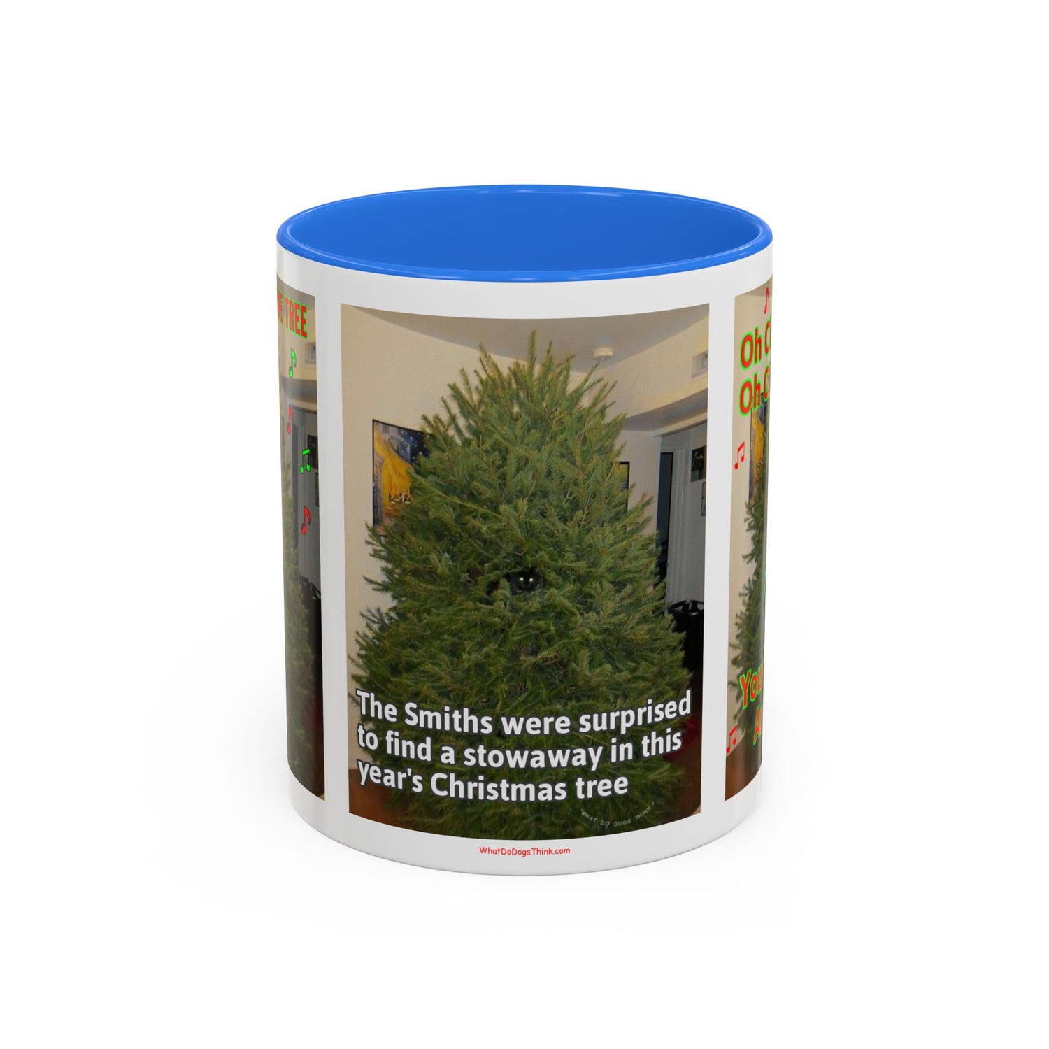 Christmas Tree Cat Mug