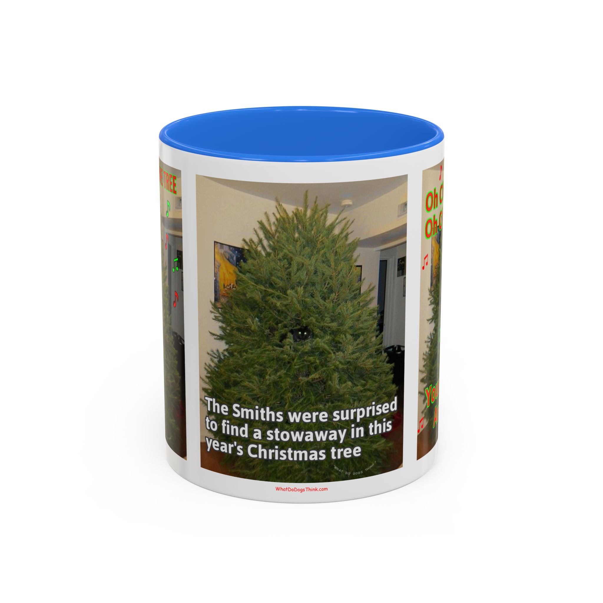 Christmas Tree Cat Mug