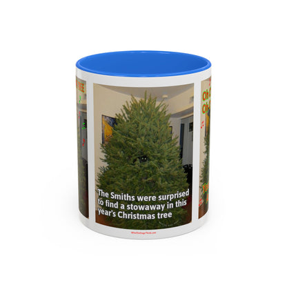 Christmas Tree Cat Mug