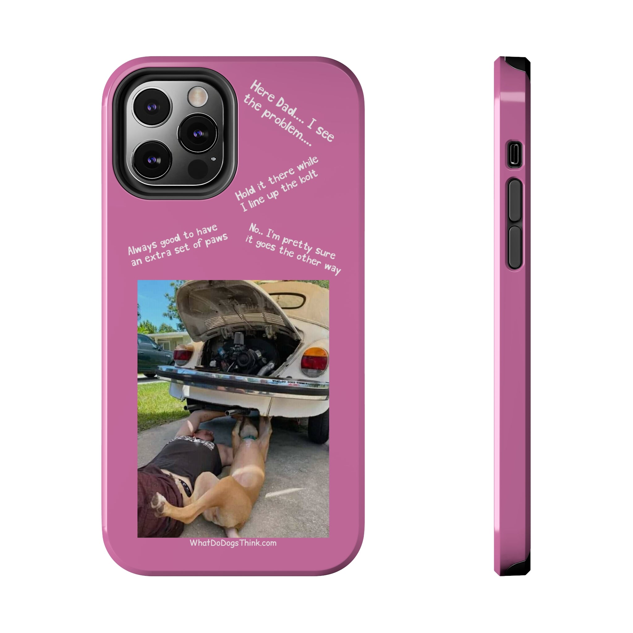 Bug Helper Compilation   Pink Tough Phone Cases