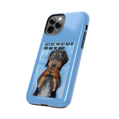 Mr Bond    Blue Tough Phone Cases