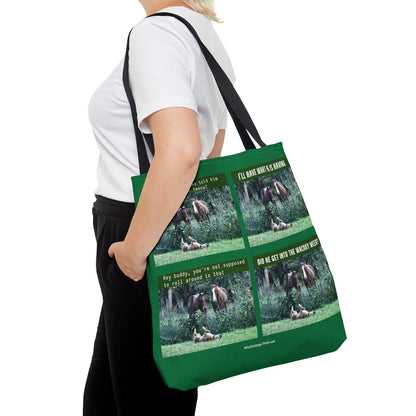 Horsing Around   Tote Bag