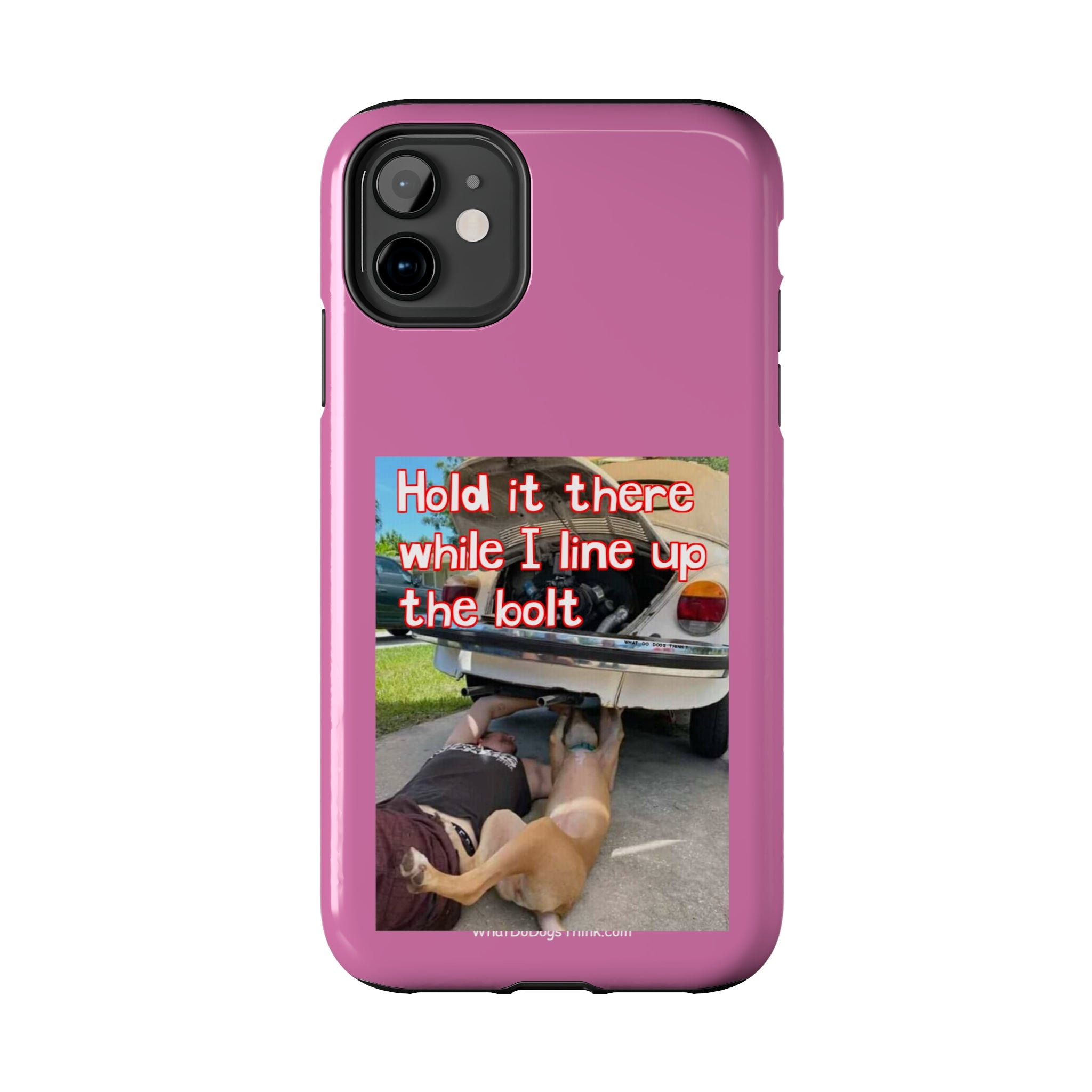 Hold it   Pink Tough Phone Cases