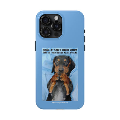 Grandma    Blue Tough Phone Cases