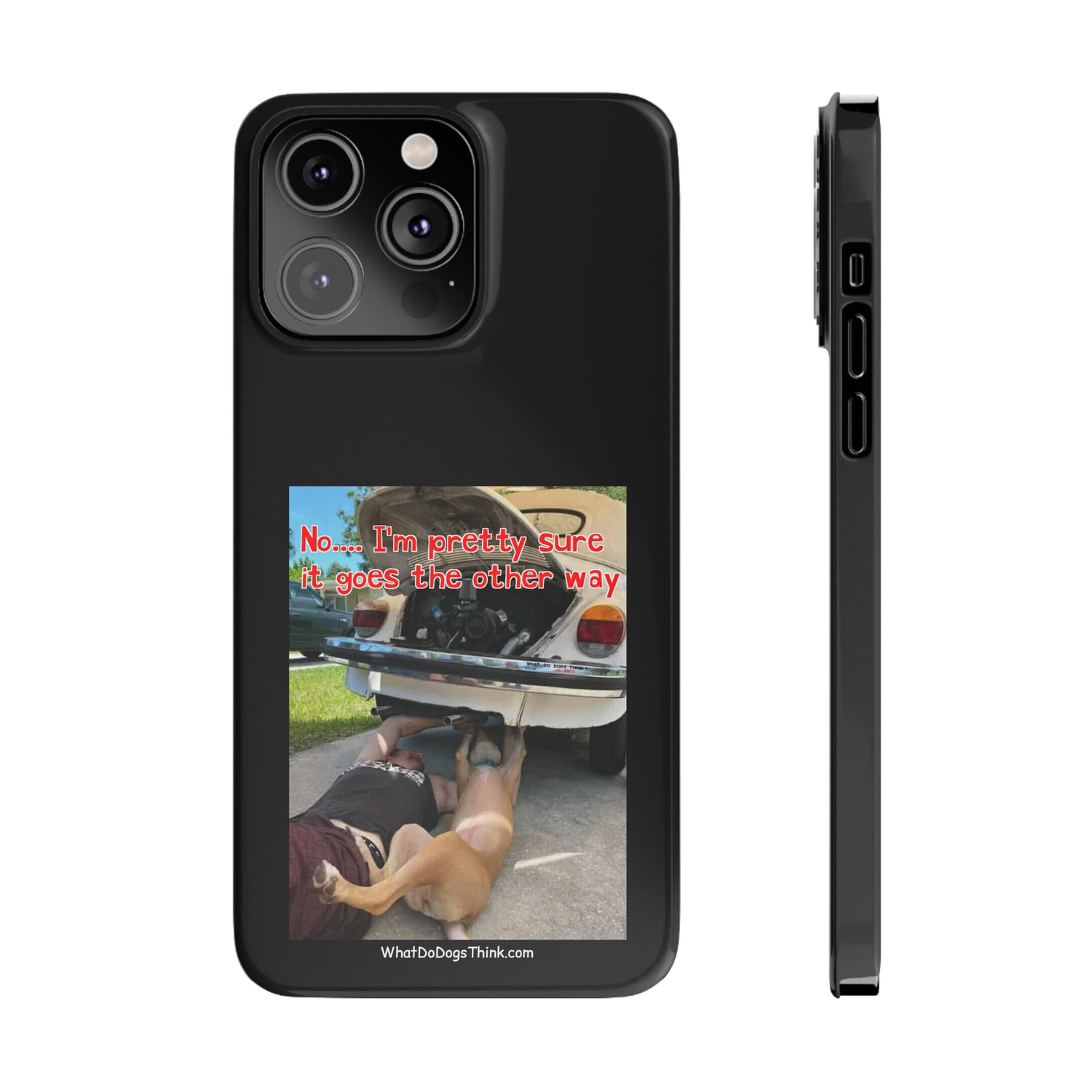 Other Way    Black Slim Phone Cases