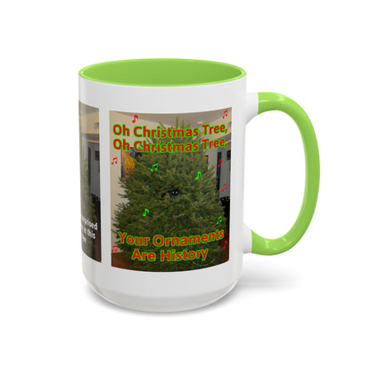 Christmas Tree Cat Mug