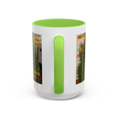 Christmas Tree Cat Mug