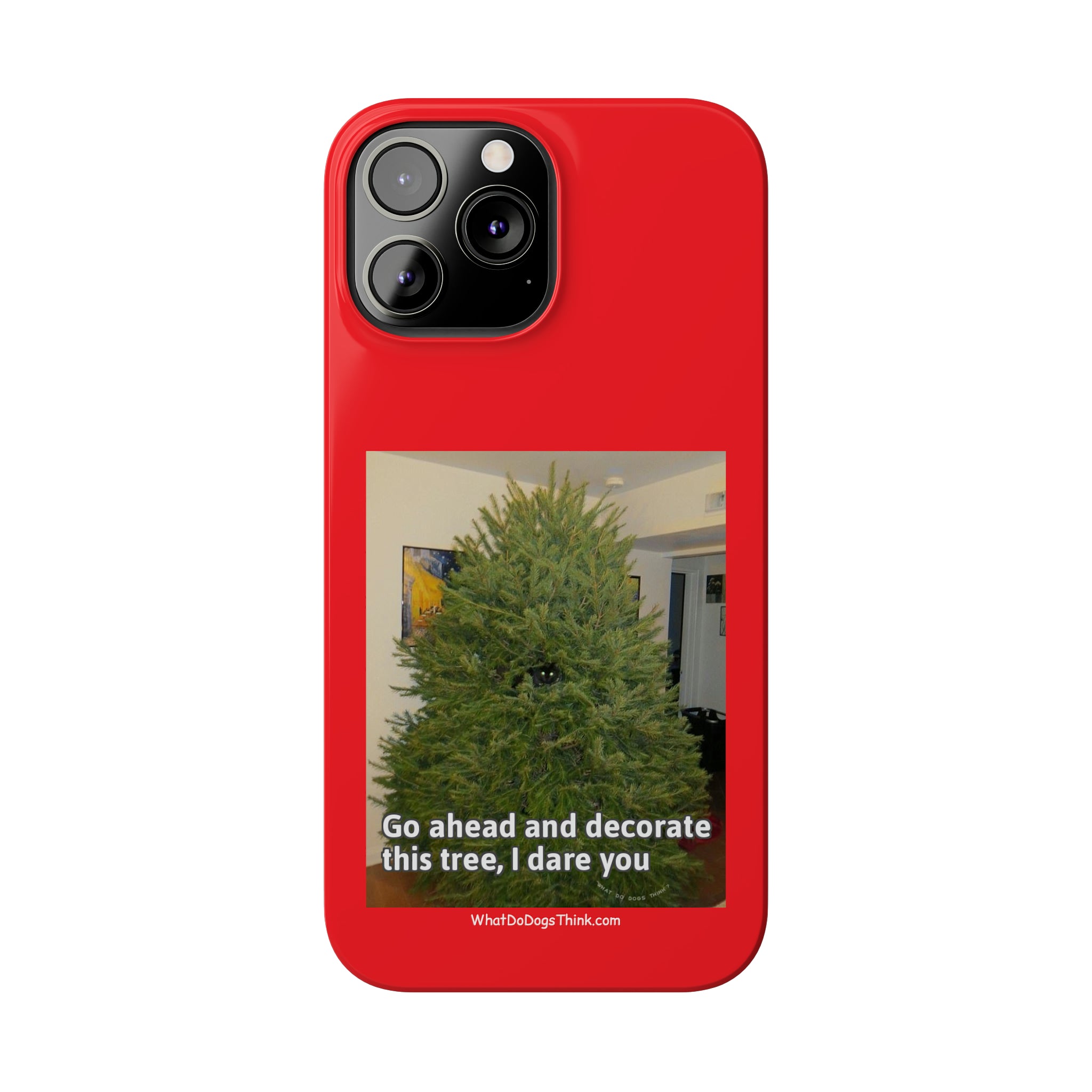 I Dare You      Red Slim Phone Case