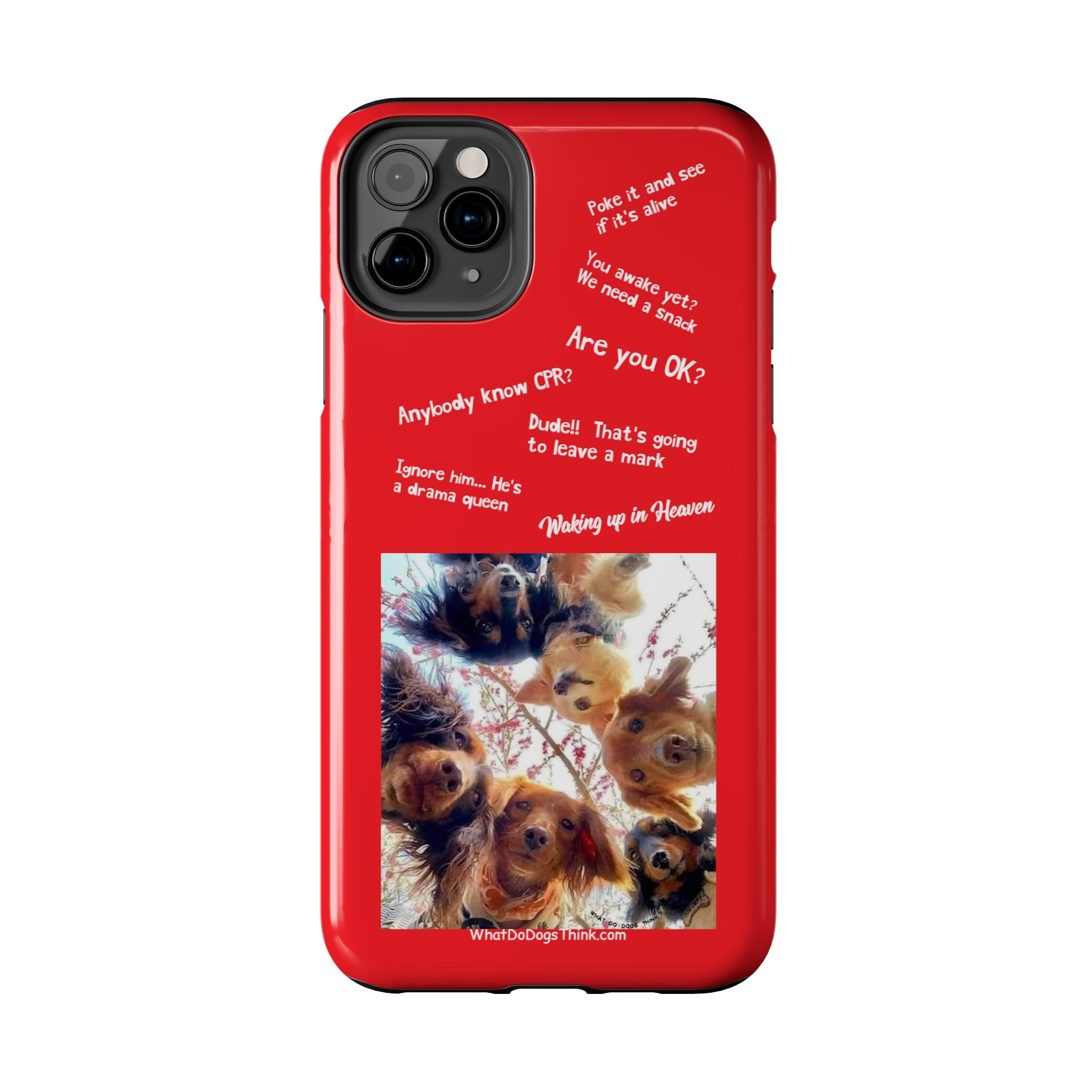 Are you OK? Compilation  Red Tough Phone Cases