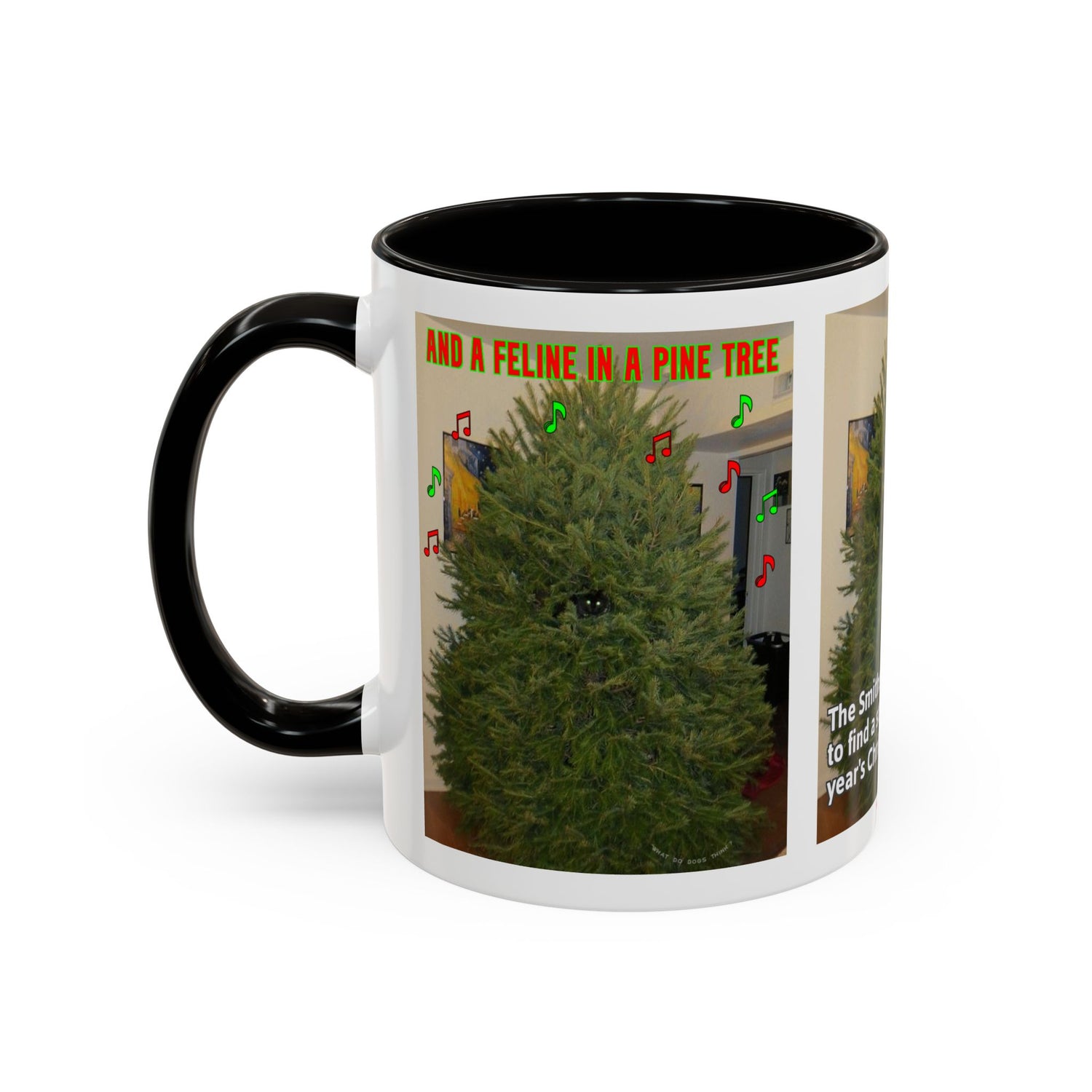 Christmas Tree Cat Mug