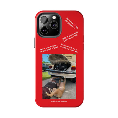 Bug Helper Compilation   Red Tough Phone Cases