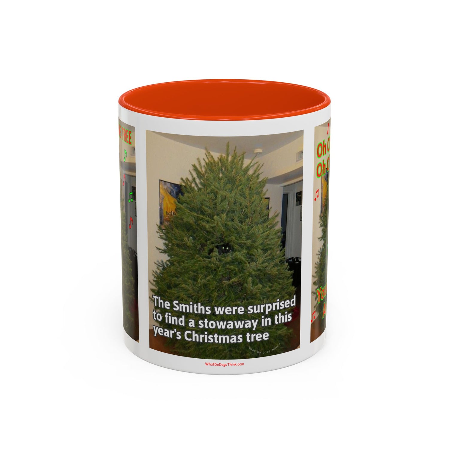 Christmas Tree Cat Mug