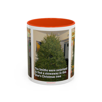 Christmas Tree Cat Mug