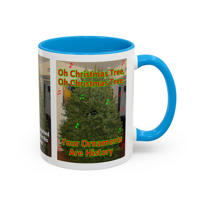 Christmas Tree Cat Mug