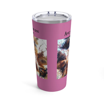 Are you OK Pink Tumbler 20oz 