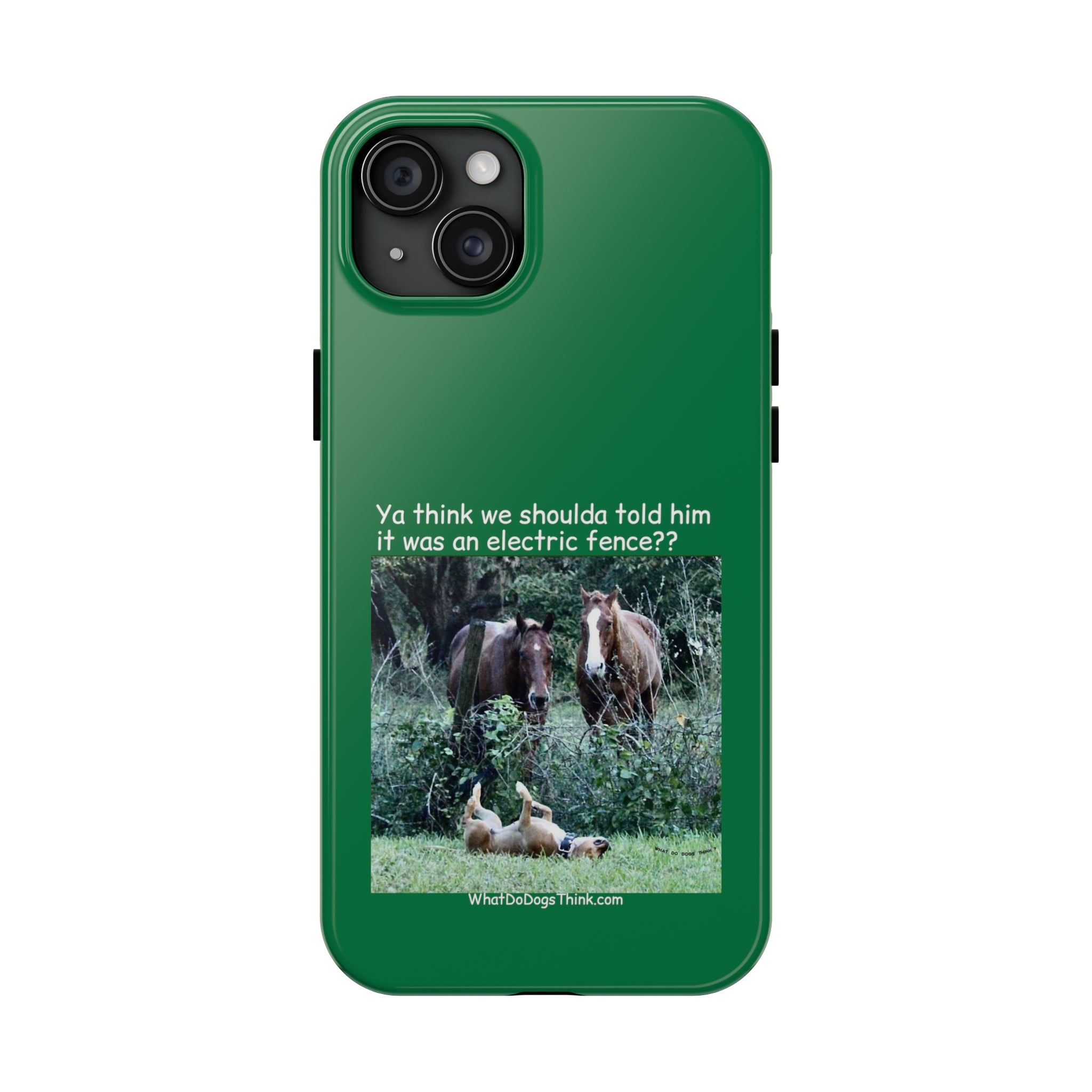 Electric Fence   Green Tough Phone Cases