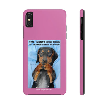 Grandma    Pink Tough Phone Cases