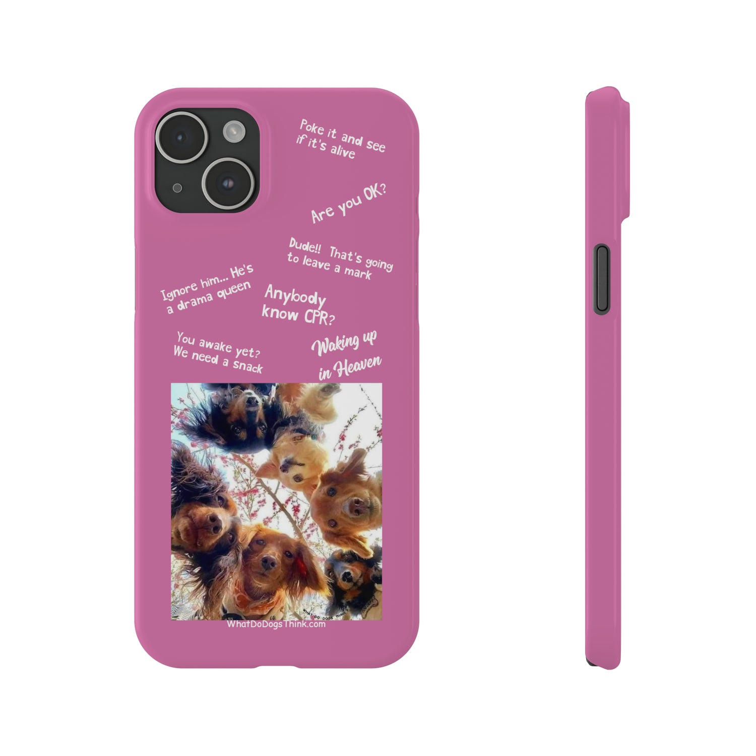 Are You OK?  Compilation    Pink Slim Phone Cases