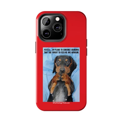 Grandma    Red Tough Phone Cases