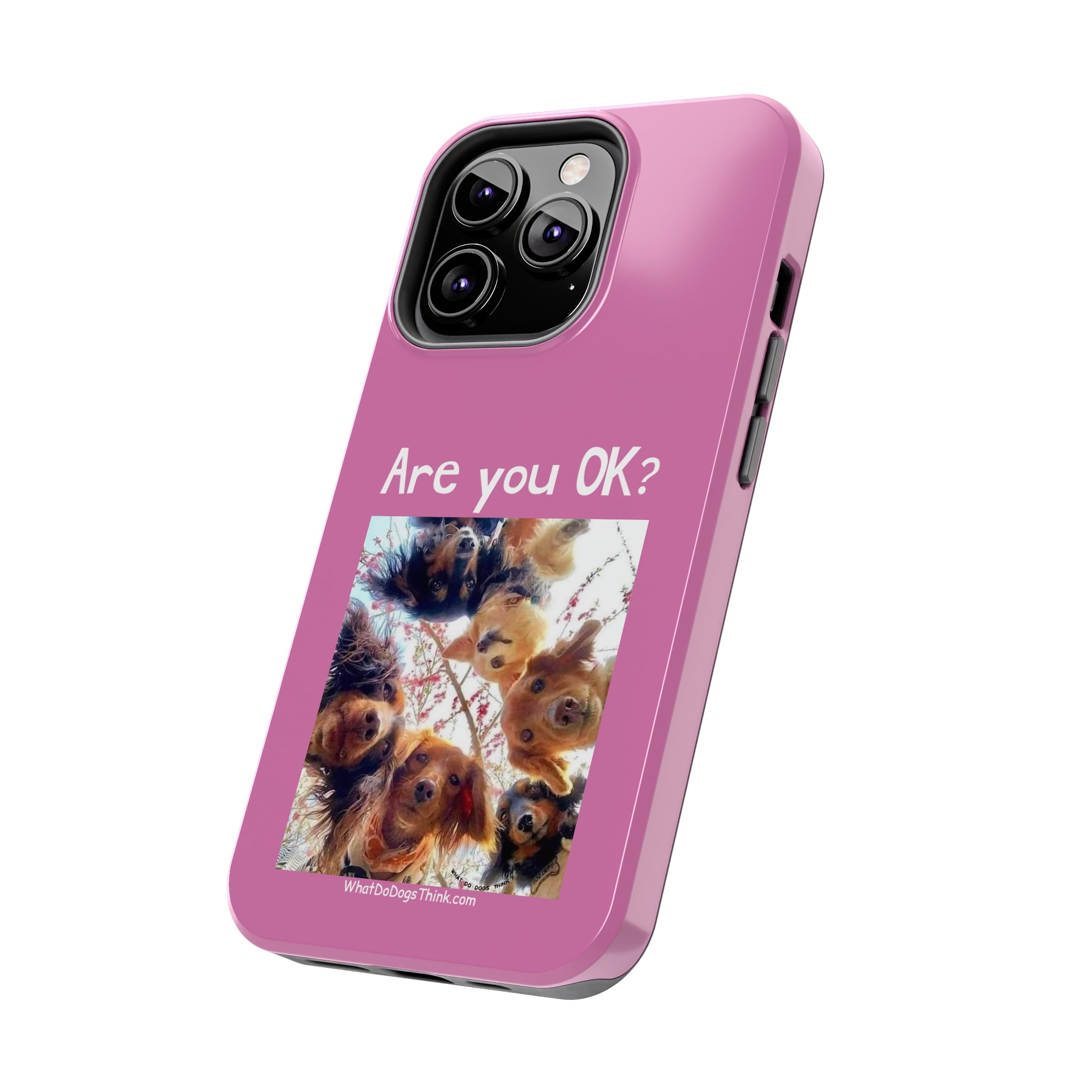 Are you OK?   Pink Tough Phone Cases