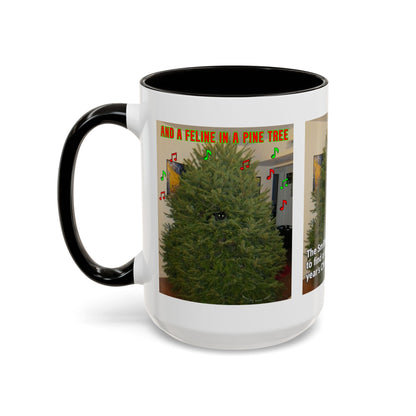 Christmas Tree Cat Mug